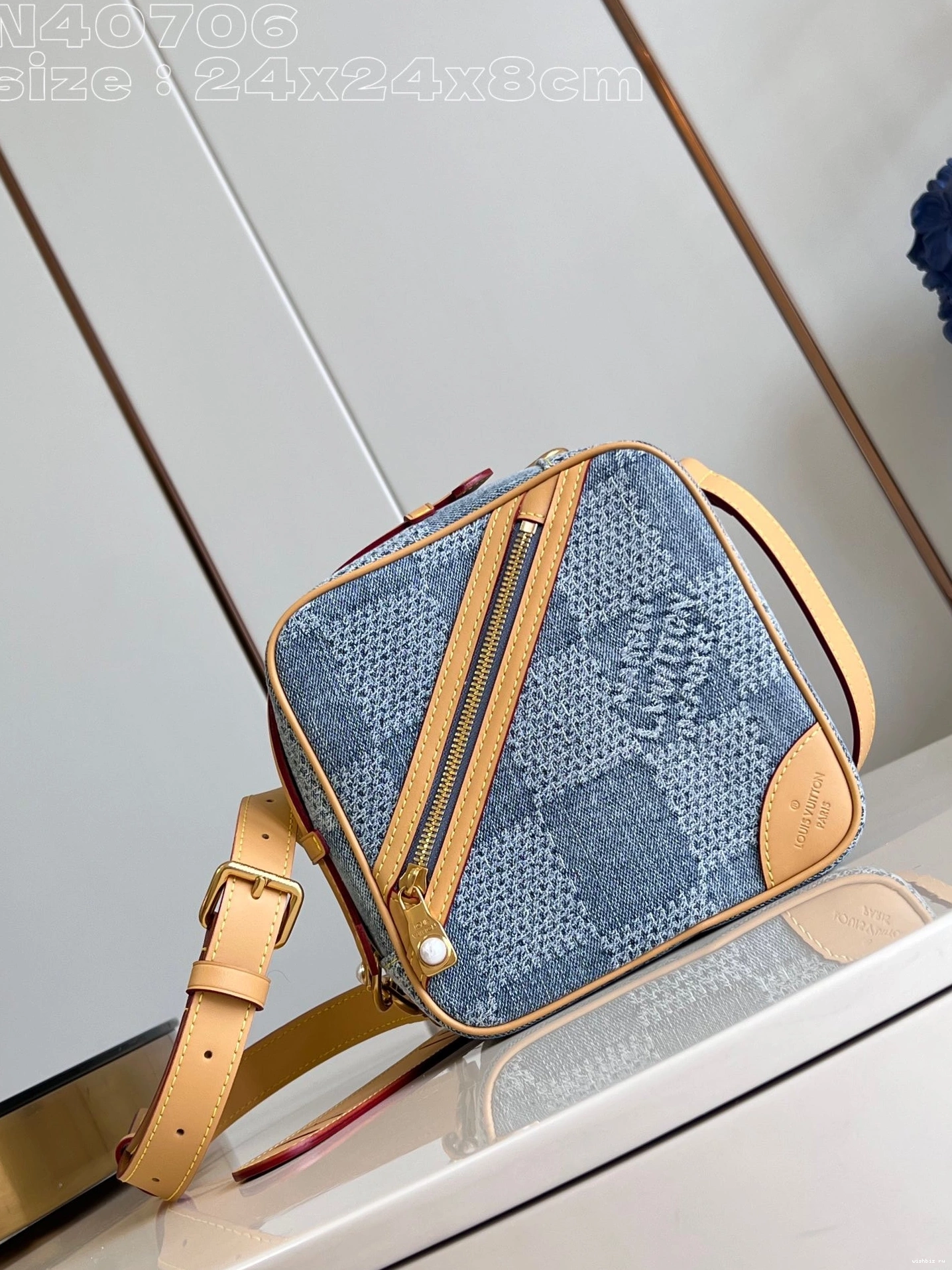 WIS VUITTON LOUIS Messenger-24*24*8CM Chess 1229